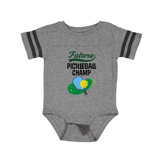 Inktastic Future Pickleball Champ Boys or Girls Baby Bodysuit