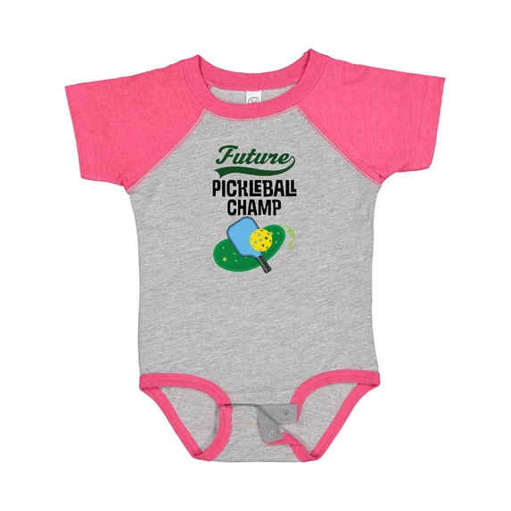 Inktastic Future Pickleball Champ Boys or Girls Baby Bodysuit