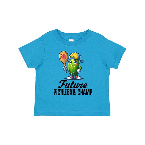 Inktastic Future Pickleball Champ Boys or Girls Toddler T-Shirt
