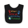 thumbnail image 1 of Inktastic Future Pickleball Player Boys or Girls Baby Bib, 1 of 4