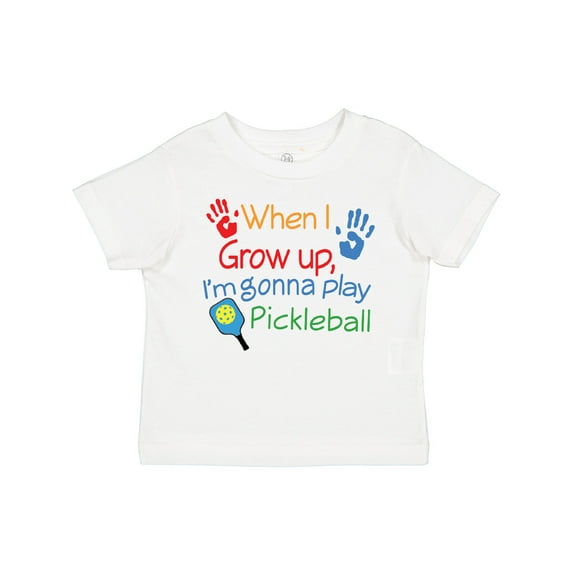 Inktastic Future Pickleball Player Boys or Girls Toddler T-Shirt