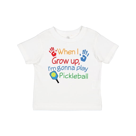 Inktastic Future Pickleball Player Boys or Girls Toddler T-Shirt