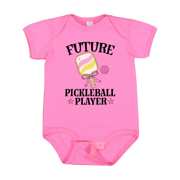 Inktastic Future Pickleball Player Girls Girls Baby Bodysuit