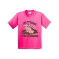 thumbnail image 1 of Inktastic Future Pig Farmer with Cute Pig Family Youth T-Shirt, 1 of 5