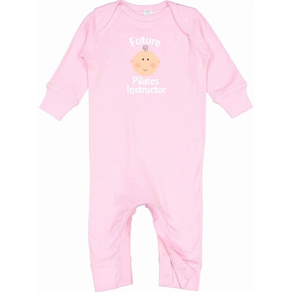 Inktastic Future Pilates Instructor Occupation Baby Romper Coveralls