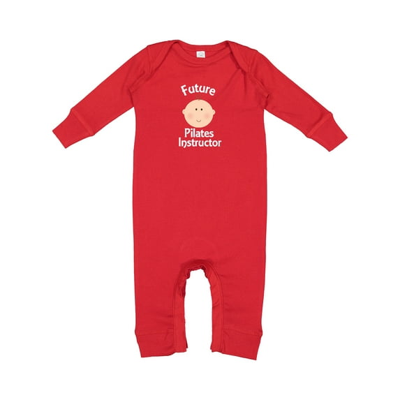 Inktastic Future Pilates Instructor Occupation Baby Romper Coveralls