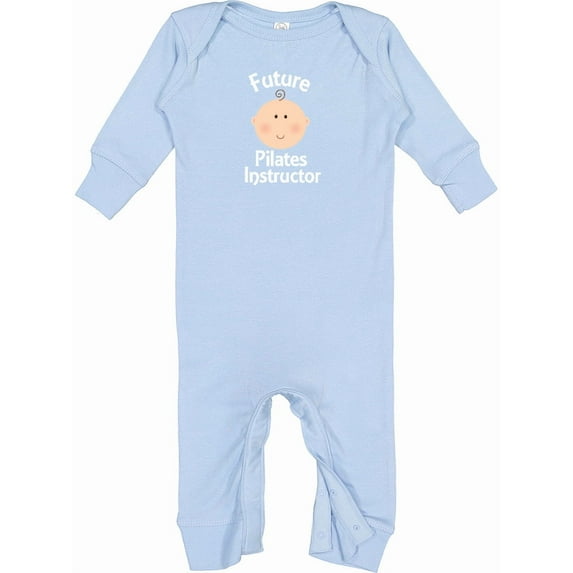 Inktastic Future Pilates Instructor Occupation Baby Romper Coveralls