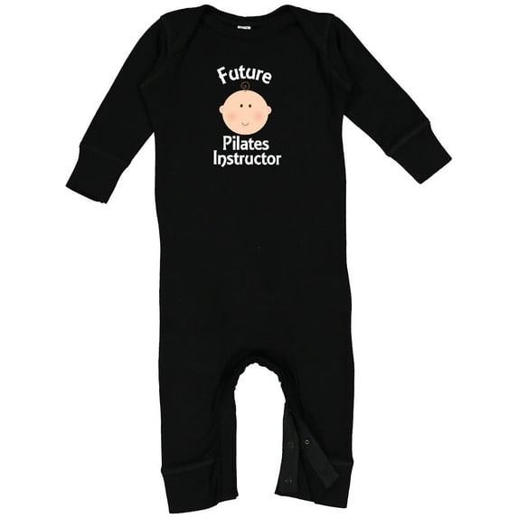 Inktastic Future Pilates Instructor Occupation Baby Romper Coveralls