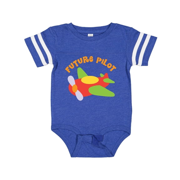 Inktastic Future Pilot Airplane Boys or Girls Baby Bodysuit