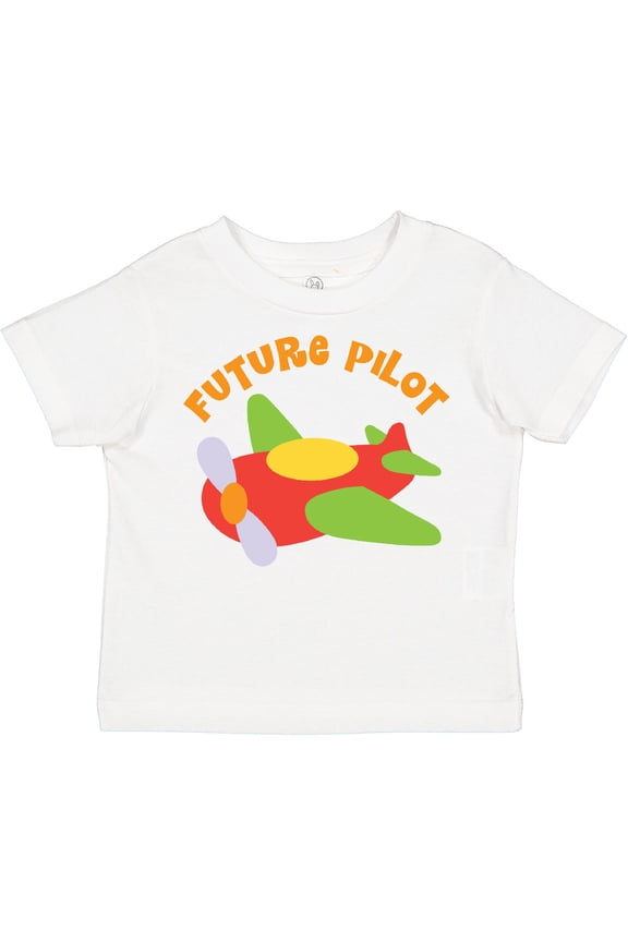 Future Pilot Airplane Boys or Girls Toddler T-Shirt