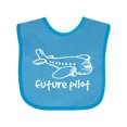 thumbnail image 1 of Inktastic Future Pilot Airplane Doodle Plane Boys or Girls Baby Bib, 1 of 4