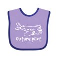 thumbnail image 1 of Inktastic Future Pilot Airplane Doodle Plane Boys or Girls Baby Bib, 1 of 4