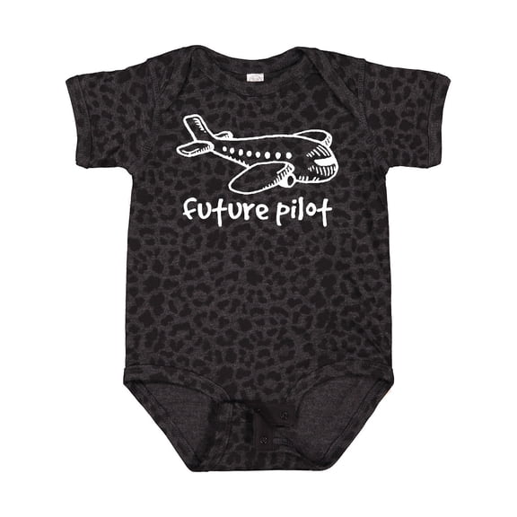 Inktastic Future Pilot Airplane Doodle Plane Boys or Girls Baby Bodysuit