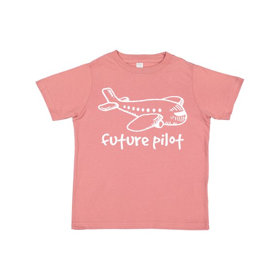 Inktastic Future Pilot Airplane Doodle Plane Boys or Girls Toddler T-Shirt