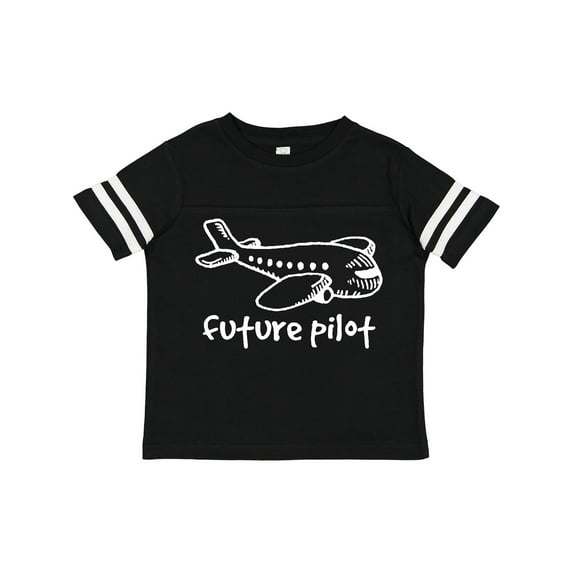Inktastic Future Pilot Airplane Doodle Plane Boys or Girls Toddler T-Shirt