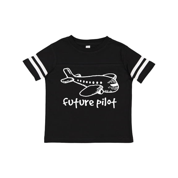 Inktastic Future Pilot Airplane Doodle Plane Boys or Girls Toddler T-Shirt