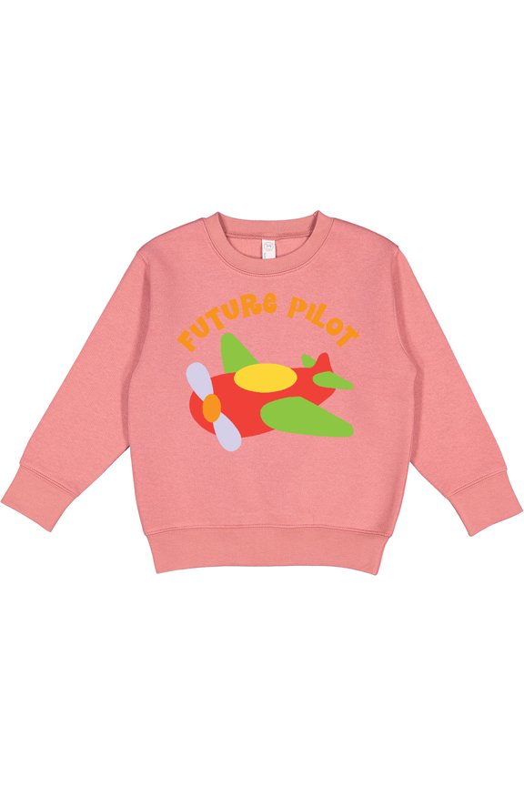 Future Pilot Airplane Toddler Sweatshirt