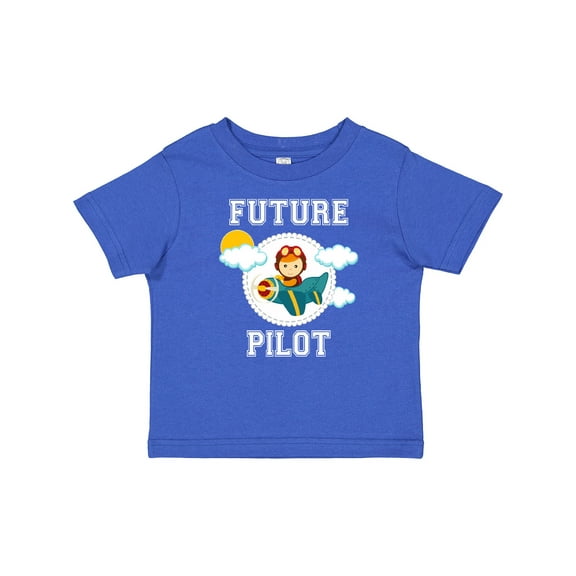 Inktastic Future Pilot Airplane for Boys Boys Baby T-Shirt