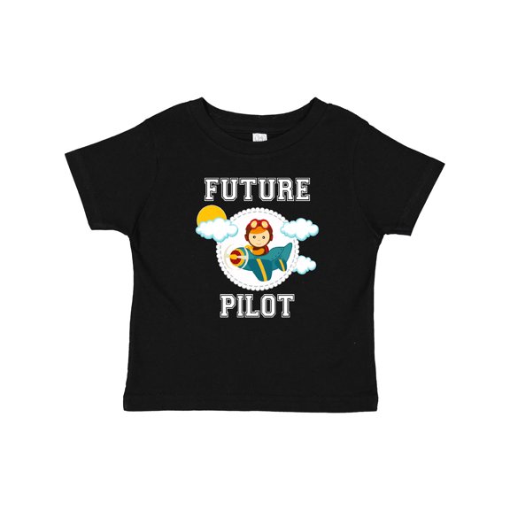 Inktastic Future Pilot Airplane for Boys Boys Baby T-Shirt