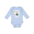 thumbnail image 1 of Inktastic Future Pilot Airplane for Boys Boys Long Sleeve Baby Bodysuit, 1 of 5