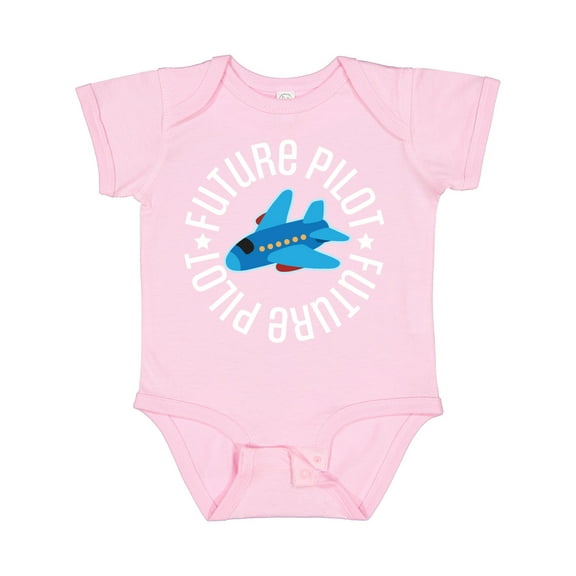 Inktastic Future Pilot Boys Airplane Flying Boys Baby Bodysuit