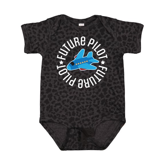 Inktastic Future Pilot Boys Airplane Flying Boys Baby Bodysuit