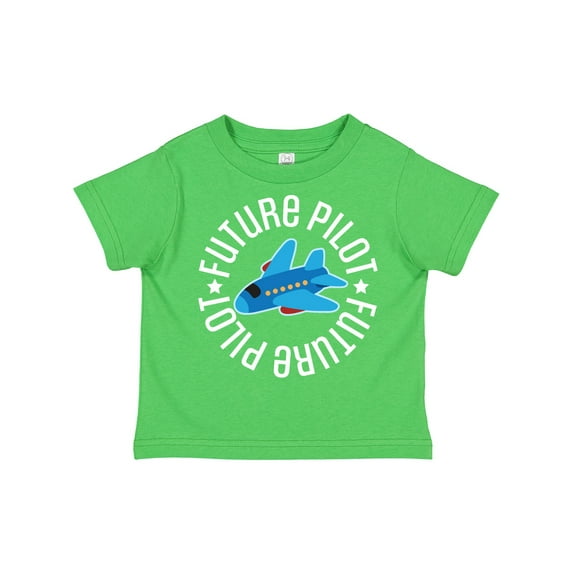 Inktastic Future Pilot Boys Airplane Flying Boys Toddler T-Shirt