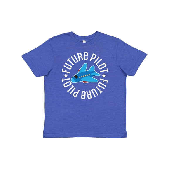 Inktastic Future Pilot Boys Airplane Flying Youth T-Shirt