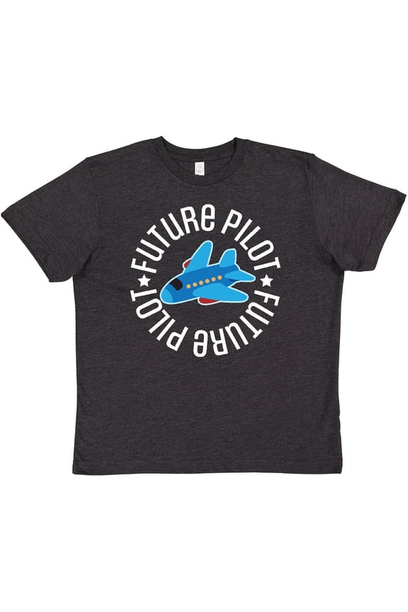 Future Pilot Boys Airplane Flying Youth T-Shirt