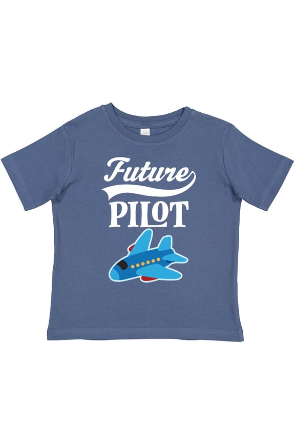 Future Pilot Childs Airplane Flying Boys or Girls Toddler T-Shirt