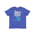 thumbnail image 1 of Inktastic Future Pilot Childs Airplane Flying Youth T-Shirt, 1 of 5
