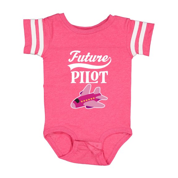 Inktastic Future Pilot Girls Airplane Career Girls Baby Bodysuit