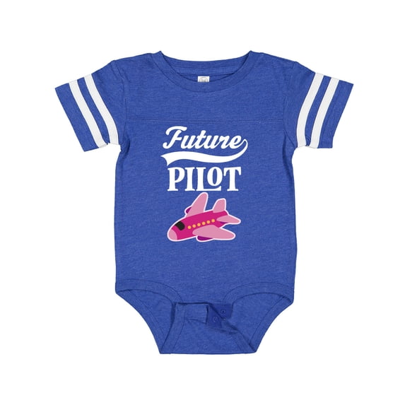 Inktastic Future Pilot Girls Airplane Career Girls Baby Bodysuit