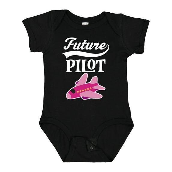 Inktastic Future Pilot Girls Airplane Career Girls Baby Bodysuit
