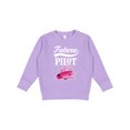 thumbnail image 1 of Inktastic Future Pilot Girls Airplane Career Toddler Sweatshirt, 1 of 4