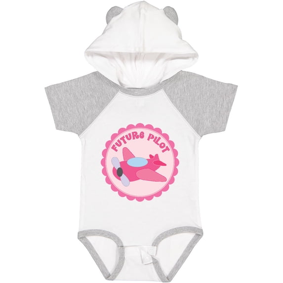 Inktastic Future Pilot Girls Occupation Girls Baby Bodysuit