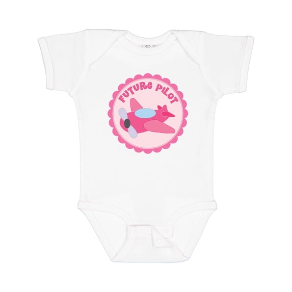 Inktastic Future Pilot Girls Occupation Girls Baby Bodysuit