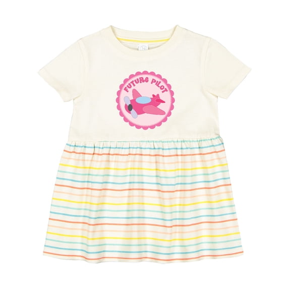 Inktastic Future Pilot Girls Occupation Girls Baby Dress
