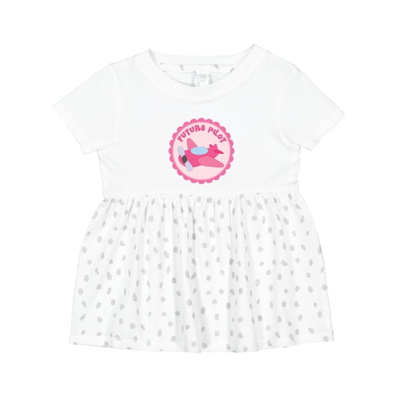 Inktastic Future Pilot Girls Occupation Girls Baby Dress