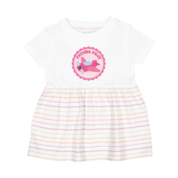 Inktastic Future Pilot Girls Occupation Girls Baby Dress