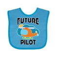 thumbnail image 1 of Inktastic Future Pilot Helicopter Boys or Girls Baby Bib, 1 of 4