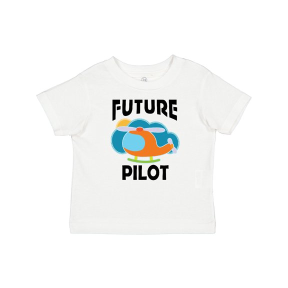 Inktastic Future Pilot Helicopter Boys or Girls Baby T-Shirt