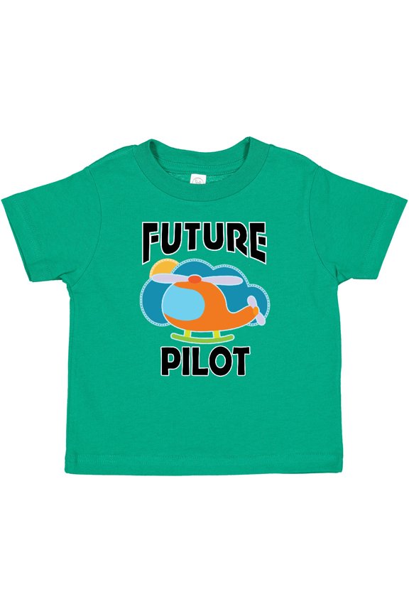 Future Pilot Helicopter Boys or Girls Baby T-Shirt