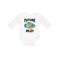 thumbnail image 1 of Inktastic Future Pilot Helicopter Boys or Girls Long Sleeve Baby Bodysuit, 1 of 5