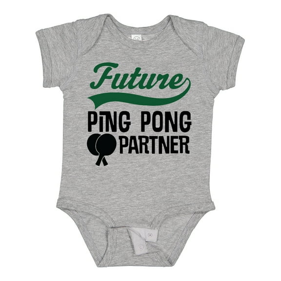 Inktastic Future Ping Pong Partner Boys Baby Bodysuit