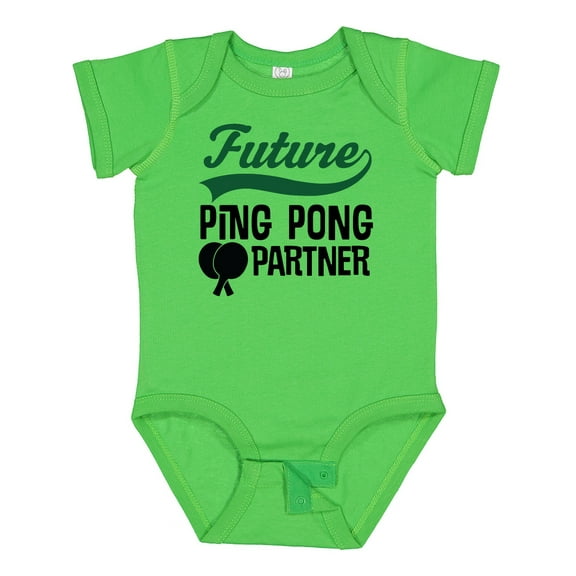 Inktastic Future Ping Pong Partner Boys Baby Bodysuit