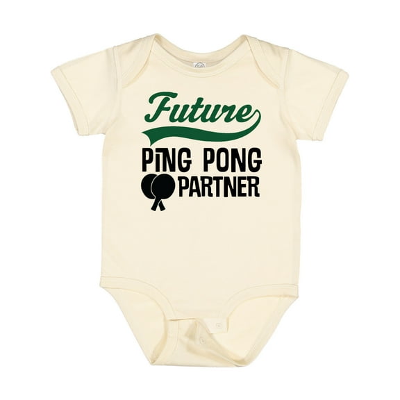 Inktastic Future Ping Pong Partner Boys Baby Bodysuit
