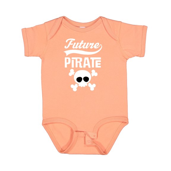 Inktastic Future Pirate Kids Skull Boys Baby Bodysuit