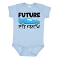 thumbnail image 1 of Inktastic Future Pit Crew Blue Race Car Boys or Girls Baby Bodysuit, 1 of 5