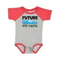 thumbnail image 1 of Inktastic Future Pit Crew Blue Race Car Boys or Girls Baby Bodysuit, 1 of 5